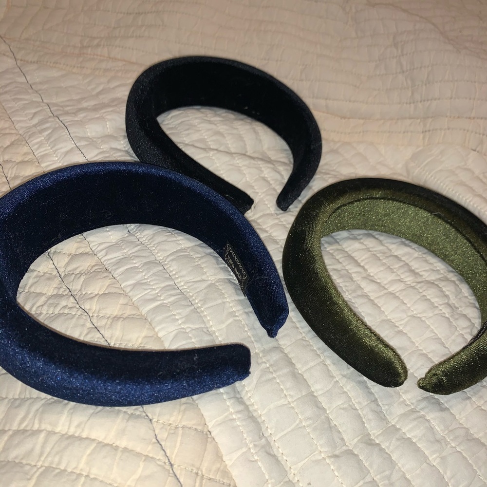 Free people puffy headbands all three